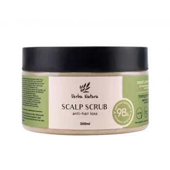 VERBA NATURA Скраб против выпадения волос и стимуляции их роста Природное пробуждение 300