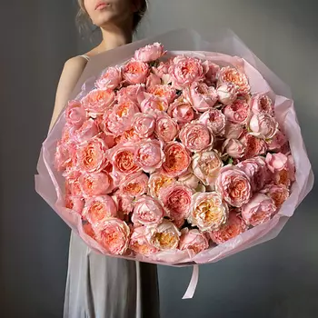 VERESK Пышный премиальный букет из роз Джульетта. Veresk 259