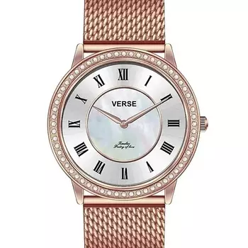 VERSE Тонкие часы наручные на браслете