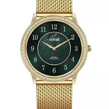 VERSE Тонкие часы наручные на браслете