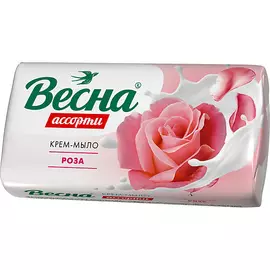 ВЕСНА Мыло твёрдое роза 90