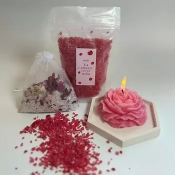 VIA.FIRE Подарочный спа набор "Розовый шик"