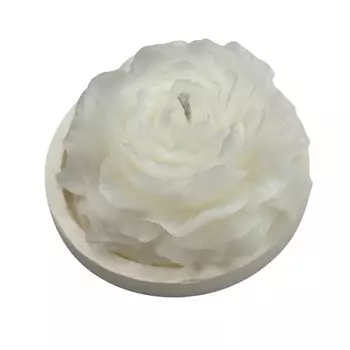 VIA.FIRE Свеча Ароматическая "ПИОН" белая