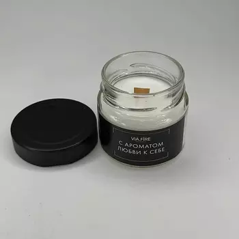 VIA.FIRE Свеча ароматическая с ароматом любви к себе