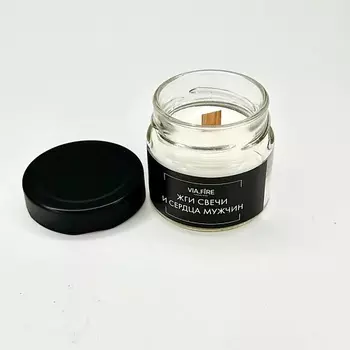 VIA.FIRE Свеча ароматическая Жги свечи и сердца мужчин