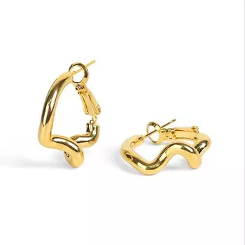 VIAMORE Серьги Wavy