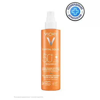 VICHY Capital Soleil Легкий солнцезащитный спрей-флюид Cell Protect SPF50+
