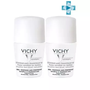 VICHY Набор дуопак Дезодорант для чувствительной кожи 48 ч