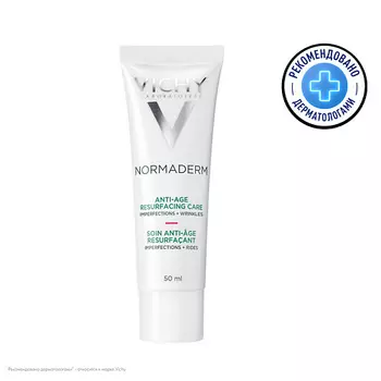 VICHY Normaderm Anti-Age Антивозрастной крем-гель для проблемной кожи лица с витамином С, Е, гликолевой кислотой AHA
