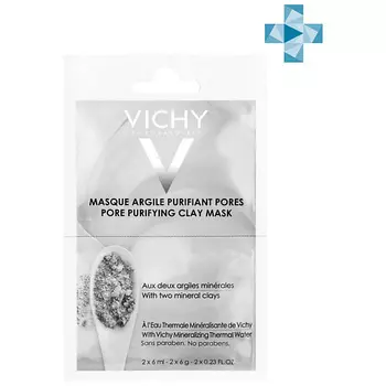 VICHY Минеральная очищающая поры маска с глиной (саше) Mineral Masks