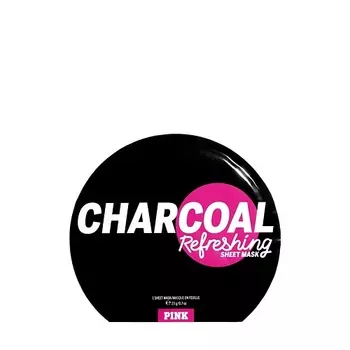 VICTORIA'S SECRET Освежающая тканевая маска PINK Charcoal Refreshing Sheet Mask