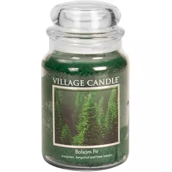 VILLAGE CANDLE Ароматическая свеча "Balsam Fir", большая