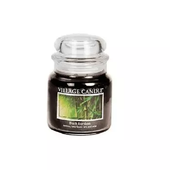 VILLAGE CANDLE Ароматическая свеча "Black Bamboo", средняя