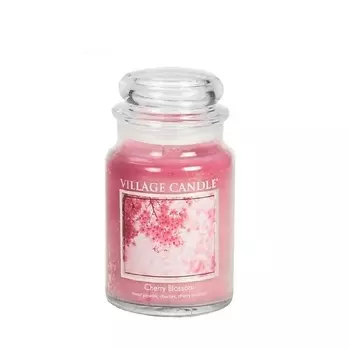 VILLAGE CANDLE Ароматическая свеча "Cherry Blossom", большая