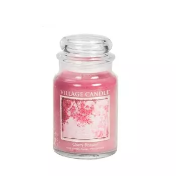 VILLAGE CANDLE Ароматическая свеча "Cherry Blossom", большая