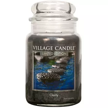 VILLAGE CANDLE Ароматическая свеча "Clarity", большая
