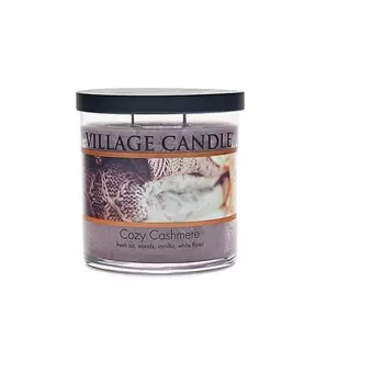 VILLAGE CANDLE Ароматическая свеча "Cozy Cashmere", стакан, маленькая