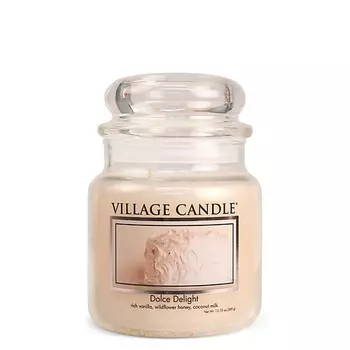 VILLAGE CANDLE Ароматическая свеча "Dolce Delight", средняя