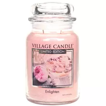 VILLAGE CANDLE Ароматическая свеча "Enlighten", большая