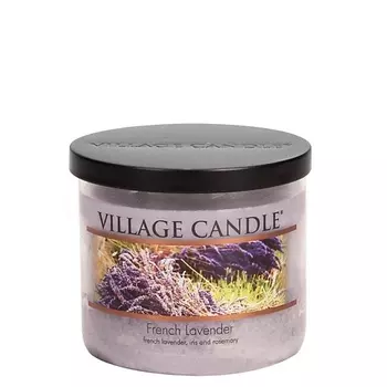 VILLAGE CANDLE Ароматическая свеча "French Lavender", чаша, средняя