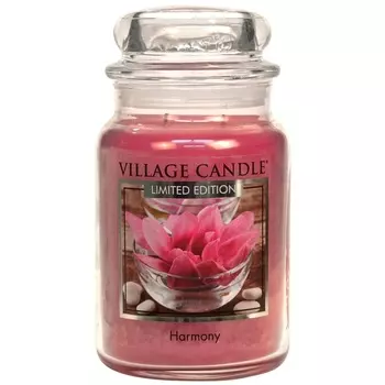 VILLAGE CANDLE Ароматическая свеча "Harmony", большая
