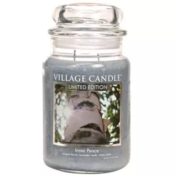 VILLAGE CANDLE Ароматическая свеча "Inner Peace", большая