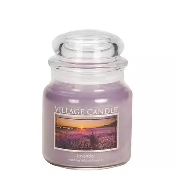 VILLAGE CANDLE Ароматическая свеча "Lavender", средняя