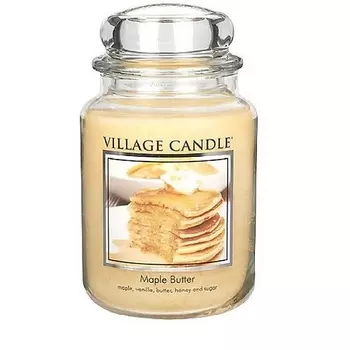 VILLAGE CANDLE Ароматическая свеча "Maple Butter", большая