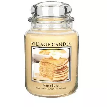 VILLAGE CANDLE Ароматическая свеча "Maple Butter", большая