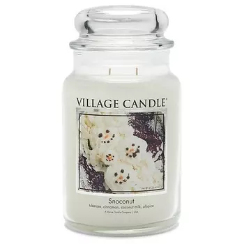 VILLAGE CANDLE Ароматическая свеча "Snoconut", большая