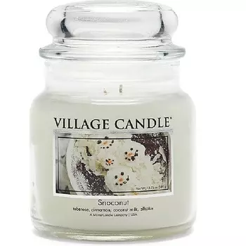 VILLAGE CANDLE Ароматическая свеча "Snoconut", средняя