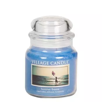 VILLAGE CANDLE Ароматическая свеча "Summer Breeze", средняя