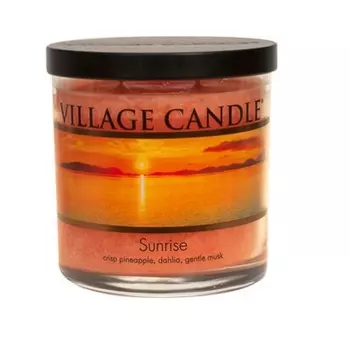 VILLAGE CANDLE Ароматическая свеча "Sunrise", стакан, маленькая