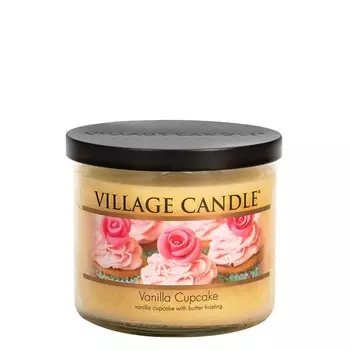 VILLAGE CANDLE Ароматическая свеча "Vanilla Cupcake". чаша, средняя