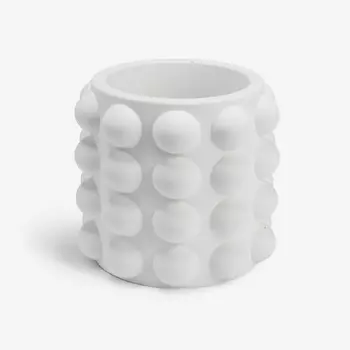 VILLERMO Кашпо BUBBLES big, для суккулентов, гипс