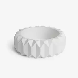 VILLERMO Кашпо Gofra big, для суккулентов, гипс