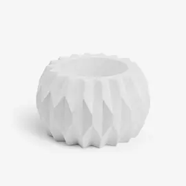 VILLERMO Кашпо Gofra, для суккулентов, гипс