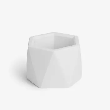 VILLERMO Кашпо "Эстер", для суккулентов, гипс