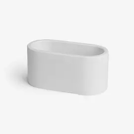 VILLERMO Кашпо "Овал", для суккулентов, гипс