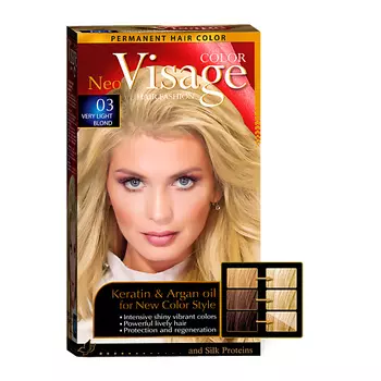 VISAGE COLOR HAIR FASHION Краска для волос Тёмно-пепельно русый Dark Ash Blond 12