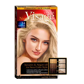 VISAGE COLOR HAIR FASHION Краска для волос Тёмно-пепельно русый Dark Ash Blond 12