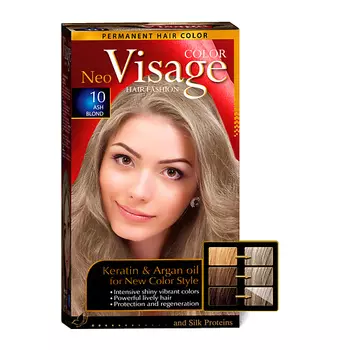 VISAGE COLOR HAIR FASHION Краска для волос Тёмно-пепельно русый Dark Ash Blond 12