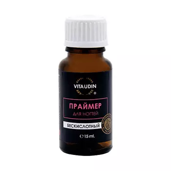 VITA UDIN Праймер для ногтей бескислотный, закрепитель для гель-лака, акрила 15.0