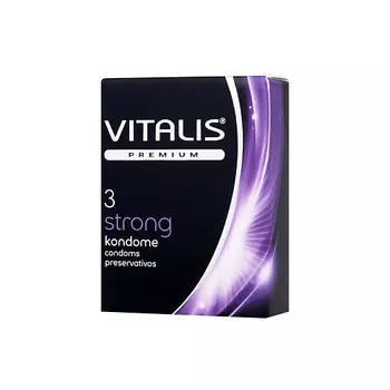 VITALIS Презервативы PREMIUM Strong, Сверхпрочные 3.0