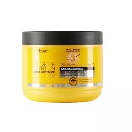 ВИТЭКС БЛЕСК и ПИТАНИЕ Бальзам-сияние Масло арганы+жидкий шелк для всех типов волос 500