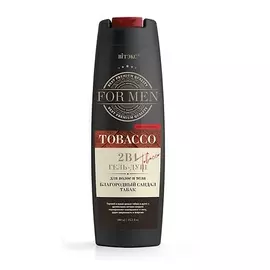 ВИТЭКС For MEN TOBACCO 2в1 Гель-душ для волос и тела с феромонами благородный сандал и табак 400.0