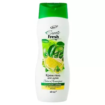 ВИТЭКС Крем-гель для душа Лайм и Лемонграсс EXOTIC FRESH 500.0
