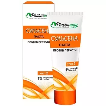 ВИТЭКС Паста для волос Против перхоти Pharmway СУЛЬСЕНА 75.0