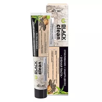 ВИТЭКС Зубная паста "Отбеливание+защита десен" BLACK CLEAN 85
