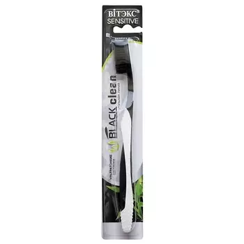 ВИТЭКС Зубная щетка мягкая Black Clean